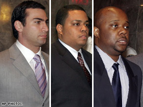 Detectives Michael Oliver, Gescard Isnora and Marc Cooper 