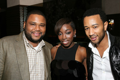 Comedian Anthony Anderson, Estelle and John Legend