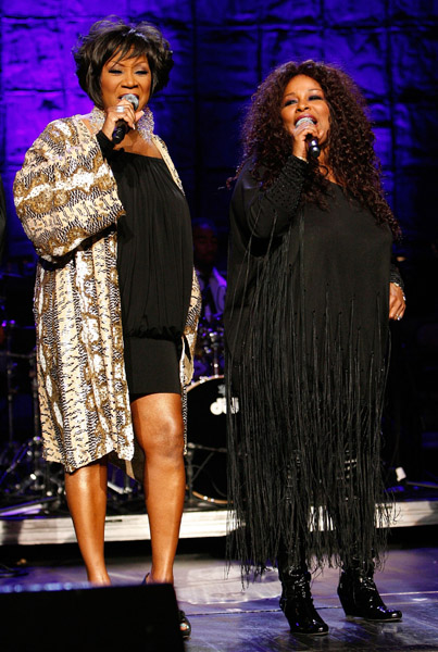 Patti with Chaka Khan