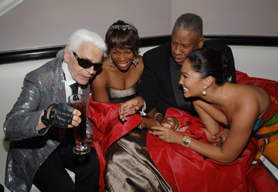 Karl Largerfeld, Venus Williams, Vogue Magazine\'s Leon Talley and Kimora Lee Simmons