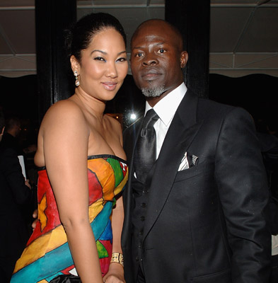 Kimora Lee Simmons and Djimon Honsou