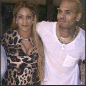 Venita Marie aka Veezee and Chris Brown