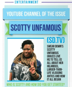Writer and creator Scotty Unfamous
