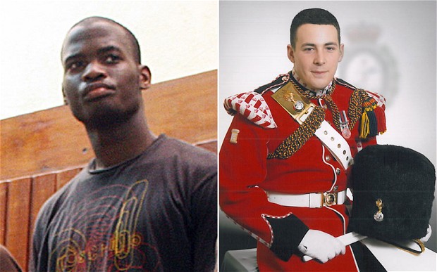 Suspect Michael Adebolajo and Drummer Lee Rigby 