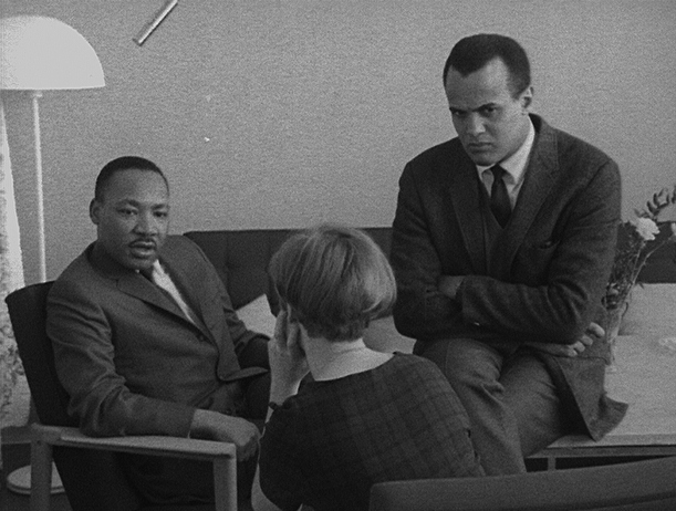 Martin Luther King with Harry Belafonte