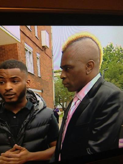 Police advisor Ken Hinds (right) with his nephew