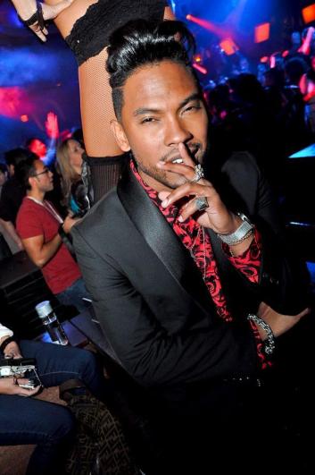 US singer Miguel... also a fan of the relaxer