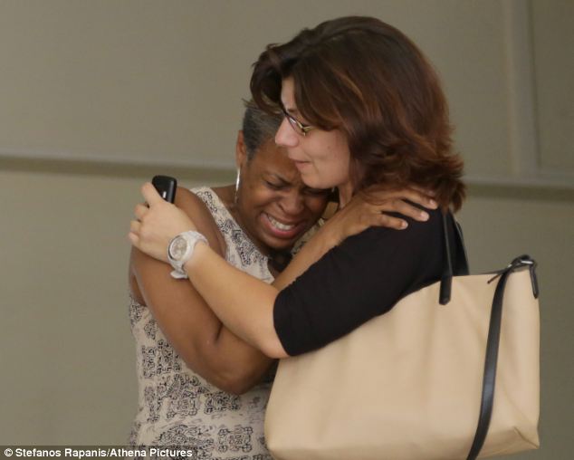 The mother of Myles Litchmore-Dunbar after her son appeared in court