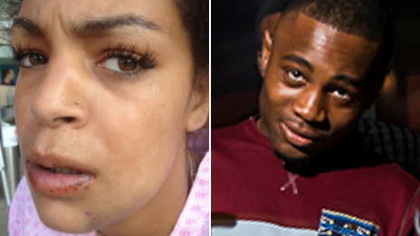 Monique Henville and man who police wish to speak to. 