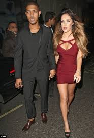 Fazar with glamour model partner Ashley Emma. 