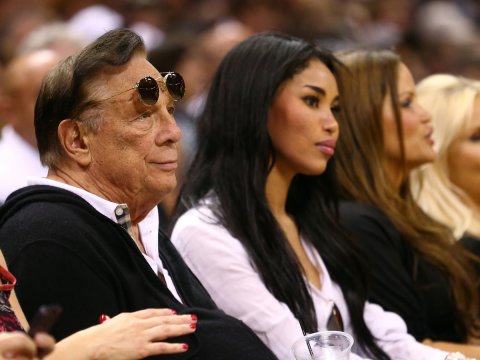 Donald Sterling with girlfriend V.