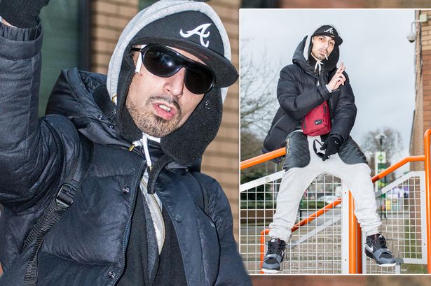 Photo credit: The Daily Mail - Adam Deacon posing outside Hammersmith Magistrates court