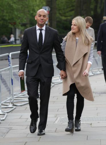 Chuka Umunna photographed with girlfriend just before he announced his Labour leadership bid.